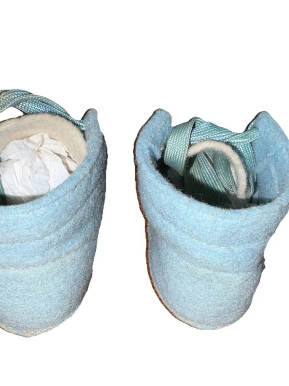 Soft Blue Floral Baby Shoes - Plush Comfort